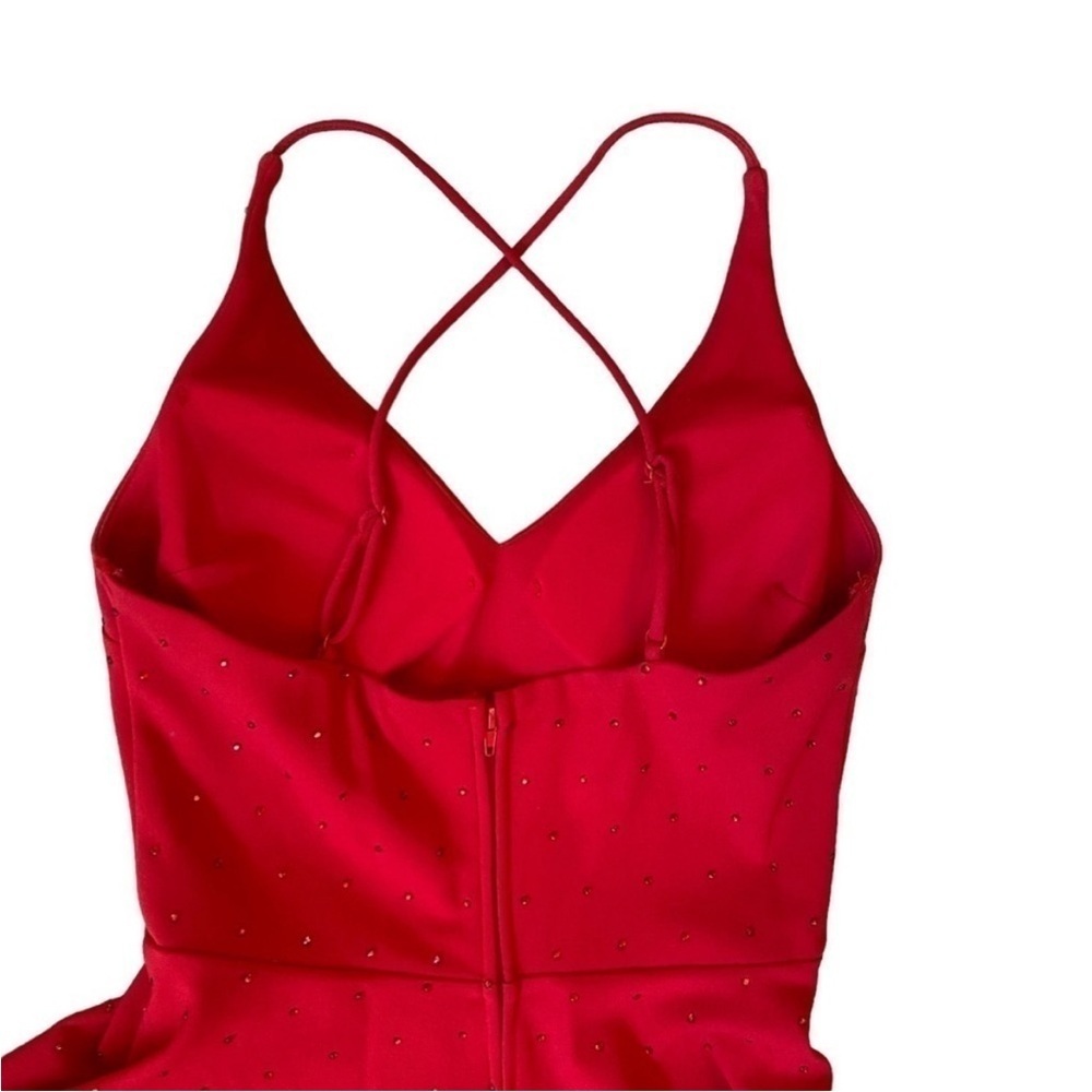 City Studio Cherry Fire Engine Red Embellished Se… - image 4